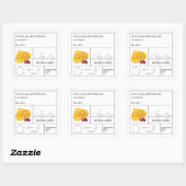 薬用さくらんぼ注入ハニーラベル スクエアシール (シート)