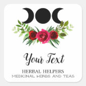 薬用の薬用ラベル スクエアシール (正面)