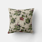 薬用の魔女植物 | Steampunk Botanical Herbes クッション (裏面)