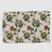 薬用の魔女植物 | Steampunk Botanical Herbes ゴルフタオル (横)