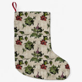 薬用の魔女植物 | Steampunk Botanical Herbes スモールクリスマスストッキング (正面)
