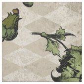 薬用の魔女植物 | Steampunk Botanical Herbes ファブリック (見本)