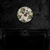 薬用の魔女植物 | Steampunk Botanical Herbes ラウンド壁時計