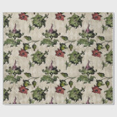 薬用の魔女植物 | Steampunk Botanical Herbes ラッピングペーパー (フラット)