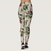 薬用の魔女植物 | Steampunk Botanical Herbes レギンス (裏面)