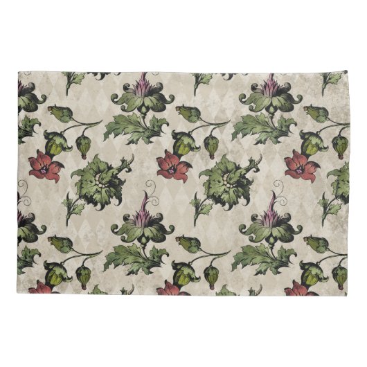 薬用の魔女植物 | Steampunk Botanical Herbes 枕カバー (裏面)