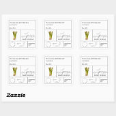 薬用アスパラガスラベル スクエアシール (シート)