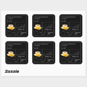 薬用カレンデュラハーブティーのラベル スクエアシール (シート)
