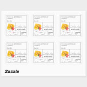 薬用クランベリー注入ハニーラベル スクエアシール (シート)