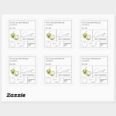 薬用ココナッツラベル スクエアシール (シート)