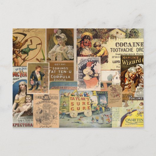 薬用コラージュ ポストカード (正面)