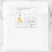 薬用ニンニク入り蜂蜜ラベル スクエアシール (バッグ)