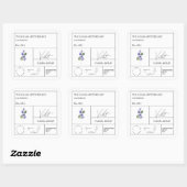 薬用バイオレット花ラベル スクエアシール (シート)