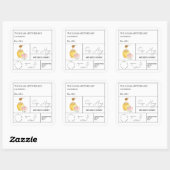 薬用バラ注入ハニーラベル スクエアシール (シート)