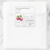 薬用パッションフルーツラベル スクエアシール (バッグ)