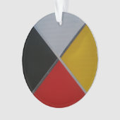 薬用ホイールアクリル円オーナメント オーナメント (正面)