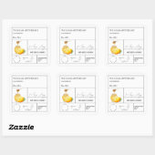 薬用マンゴー注入ハニーラベル スクエアシール (シート)