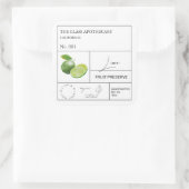 薬用ライムラベル スクエアシール (バッグ)