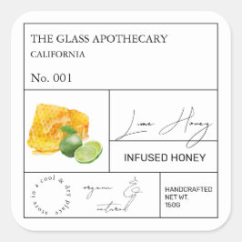 薬用ライム注入ハニーラベル スクエアシール