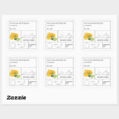 薬用ライム注入ハニーラベル スクエアシール (シート)