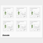 薬用レモンバルムラベル スクエアシール (シート)