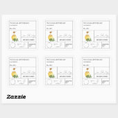 薬用レモンバーム注入ハニーラベル スクエアシール (シート)