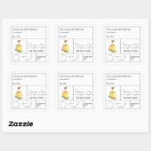 薬用ローズマリー注入はちみつラベル スクエアシール (シート)