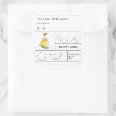 薬用ローズマリー注入はちみつラベル スクエアシール (バッグ)