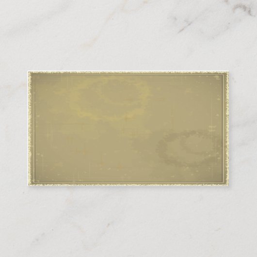 薬用ヴィンテージオールド紙メディカル 名刺 (裏面)