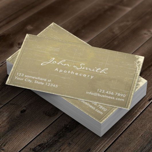 薬用ヴィンテージオールド紙メディカル 名刺