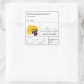 薬用桑の子入り蜂蜜ラベル スクエアシール (バッグ)