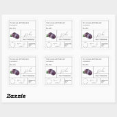 薬用梅ラベル スクエアシール (シート)