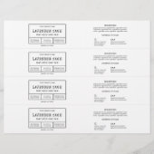 薬用素朴白黒石鹸バーラップラベル (正面)