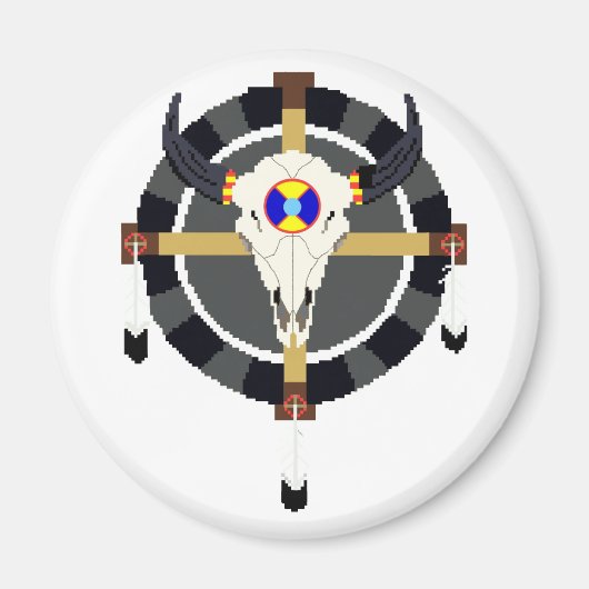 薬用車輪 マグネット (正面)