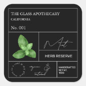 薬用造幣局ラベル スクエアシール (正面)