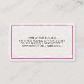 薬用錠剤 名刺 (裏面)