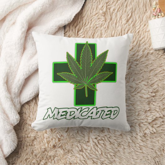 薬用雑草 クッション (ブランケット)