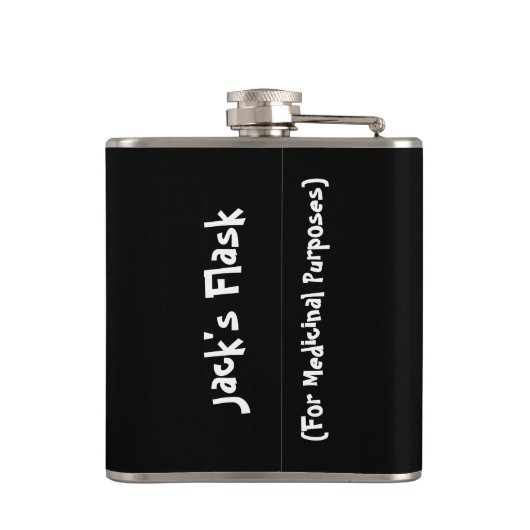 薬用(パーソナライズ) - Flask フラスク (裏面)