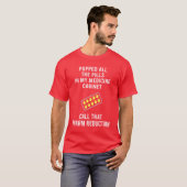 薬箱の薬を全部飲んじゃった面白いデザイン Tシャツ (正面フル)