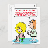 薬草シャンプーのアブラムシ ポストカード (正面/裏面)