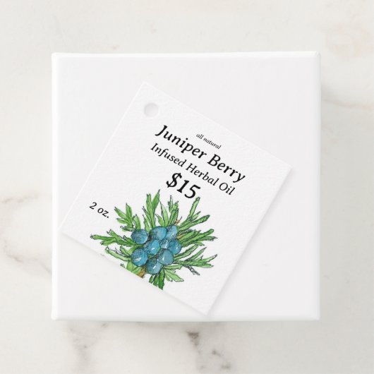 薬草ジュニパーの天然皮気に価 フェイバータグ (インサイチュ)