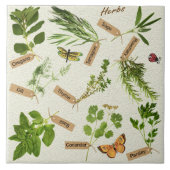 薬草タイル タイル (正面)