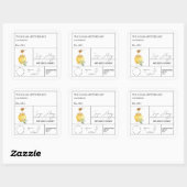 薬草注入ハニーラベル スクエアシール (シート)