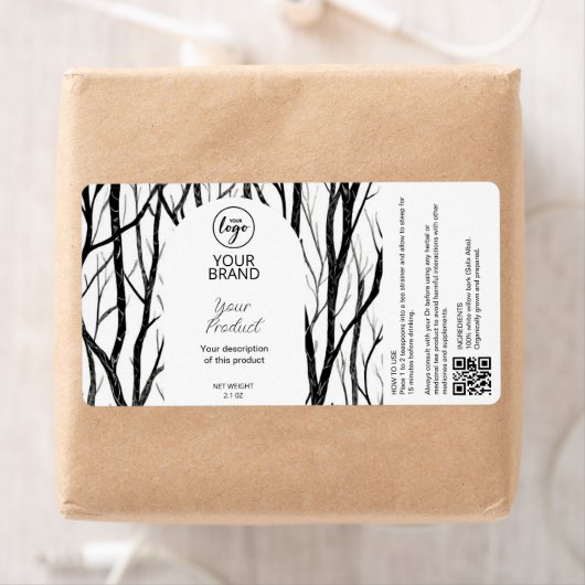 薬草茶ラベル ラベル (インサイチュ)