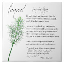 薬草：フェンネル |セラミックタイル