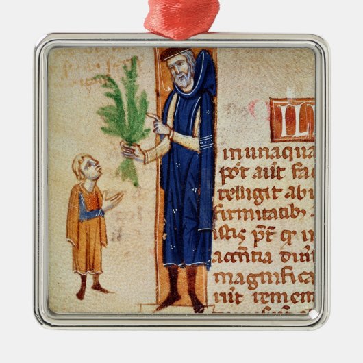 薬草 メタルオーナメント (正面)