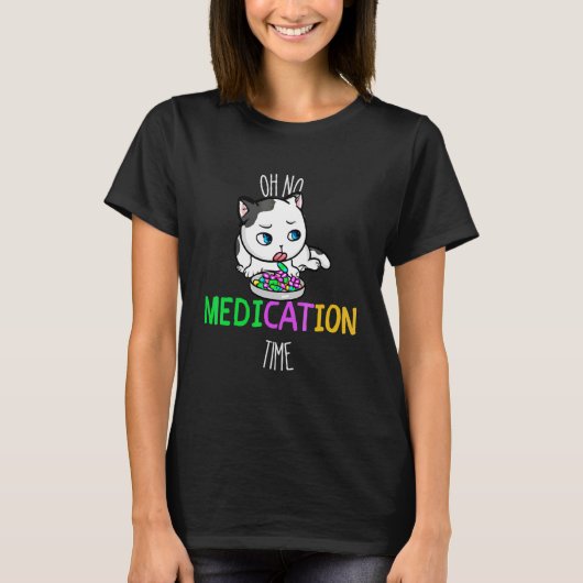 薬 猫の薬 1 Tシャツ (正面)