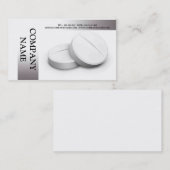 薬/薬学/薬剤師の人体 名刺 (正面/裏面)