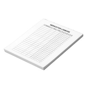 薬Logbookメモ帳 ノートパッド