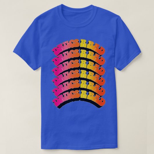 薬R不良レトロフォントデザイン Tシャツ (デザイン正面)